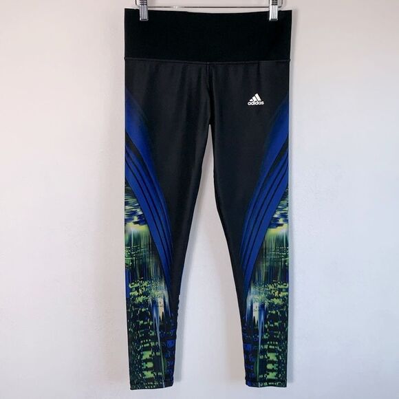 Adidas Techfit Medium Compression Climalite Athletic Leggings Sz S - Picture 1 of 10